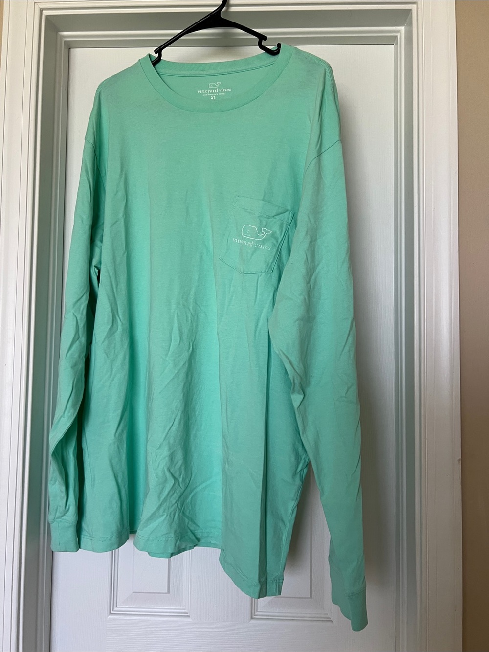 Vineyard Vines Men's Long-Sleeve Pocket Tee - Seafoam